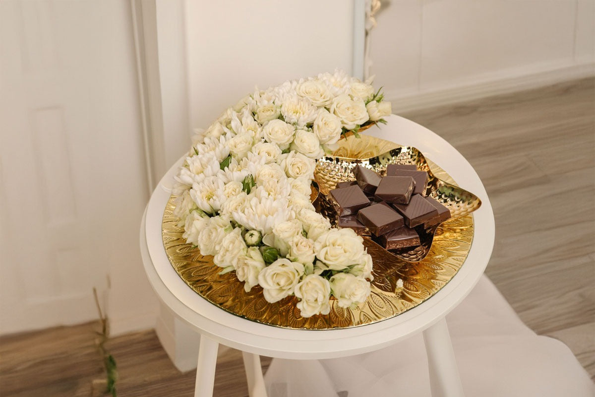 Eid moon tray