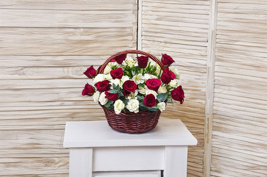 Flowers basket mix